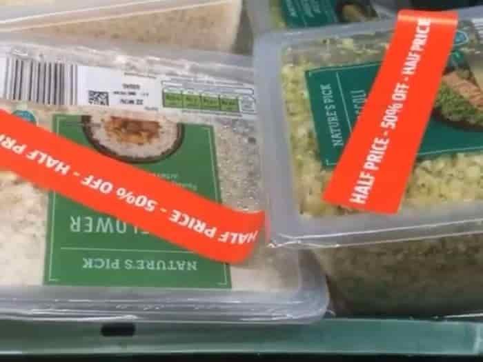 Aldi yellow stickers