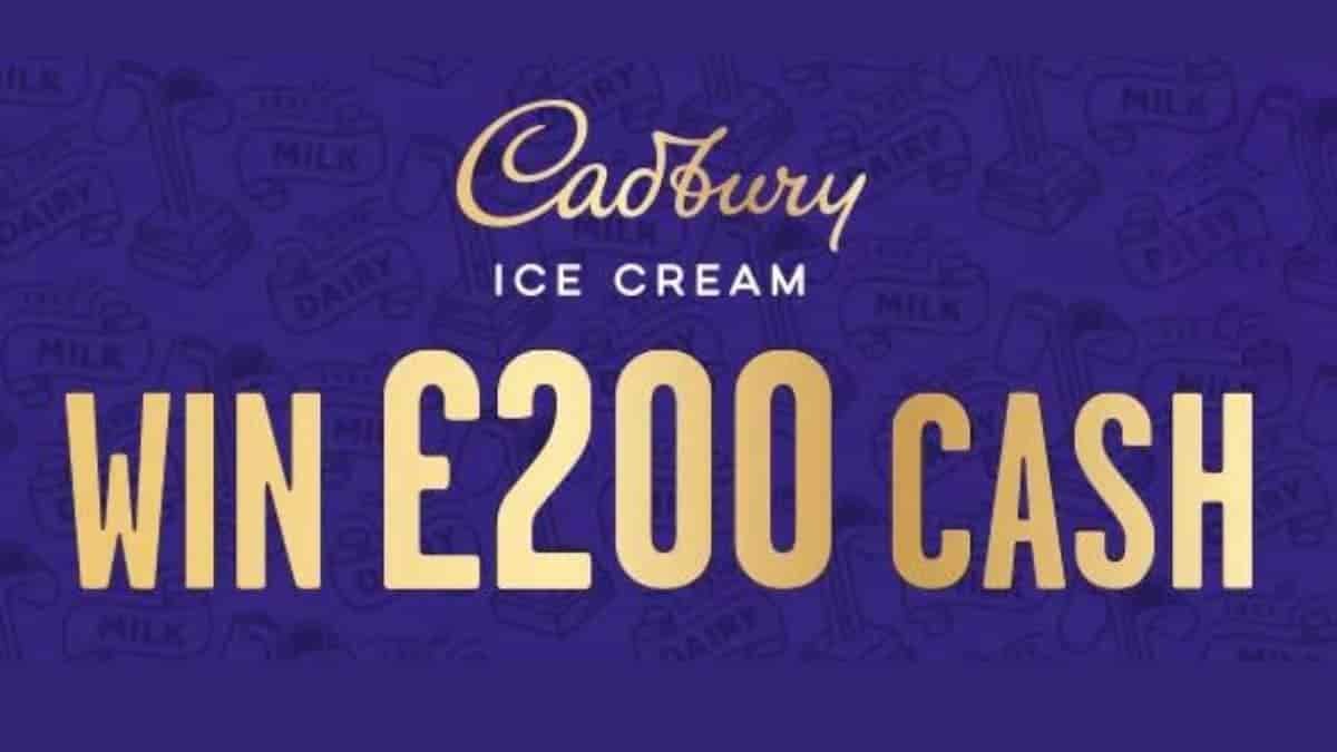 Win 200 cash with Asda and Cadbury ice cream
